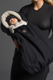 Baby Winter Footmuff – Black, One Size