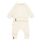Children’s Merino Wool Top and Trousers Set – White