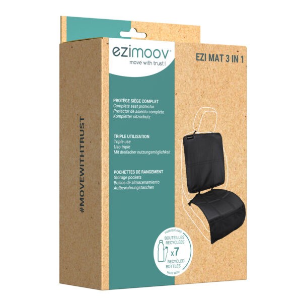 Ezimoov EZI Mat 3 in 1 – sätesskydd och bilorganisatör