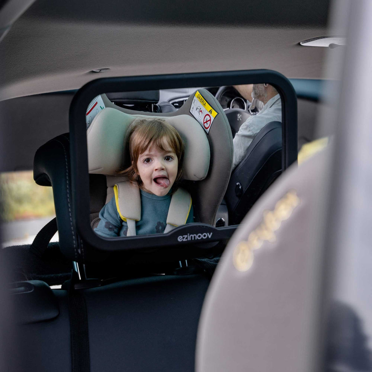 Ezimoov EZI Mirror Square – bilspegel med 360° justering