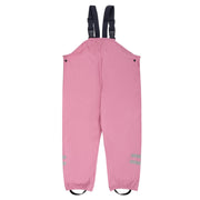 Kids’ Waterproof Rain Dungarees – Pink