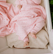 LOVE Gift Set For Baby - Blanket, Romper and Bonnet