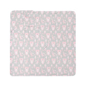 Pink Baby Blanket with Harness Slots