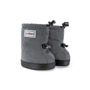 Toddler Puffer Booties - Reflective Silver