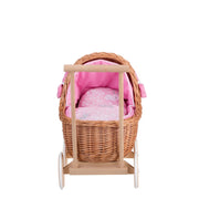Wicker Stories dockvagn Lili – rosa bäddset
